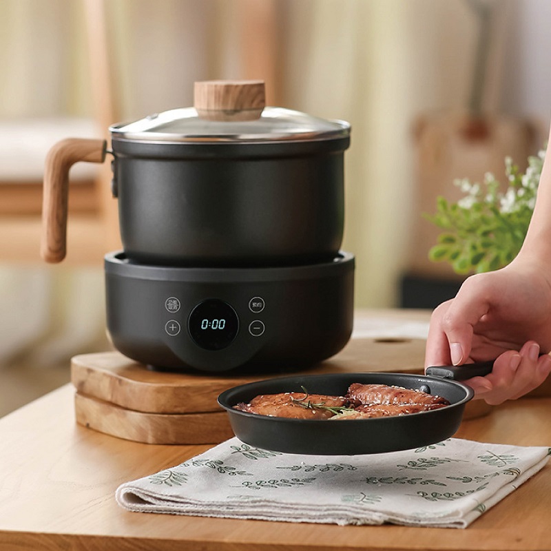 Commercial Kitchen Pots And Pans - 110V/220V 다기능 전기 조리기구 논스틱 프라이팬