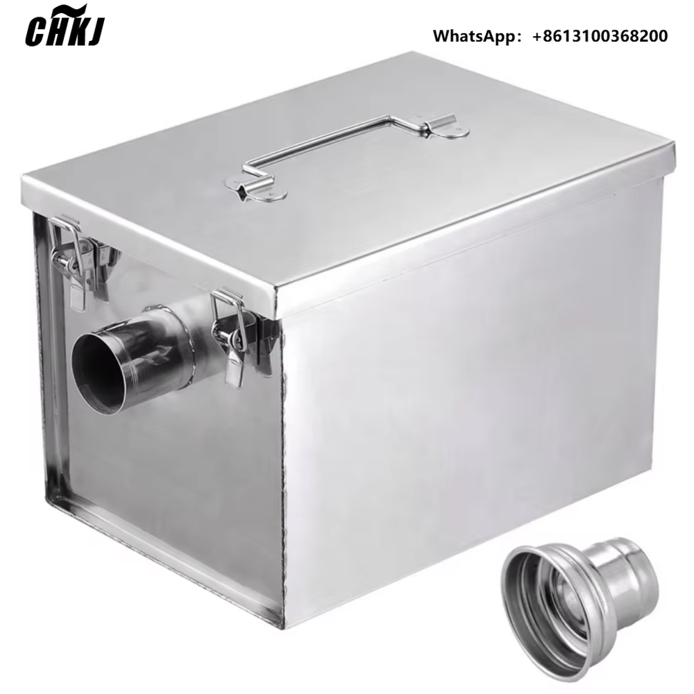 Commercial Kitchen Grease Interceptor - 휴대용 5GPM 가정용 상업용 주방 스테인리스
