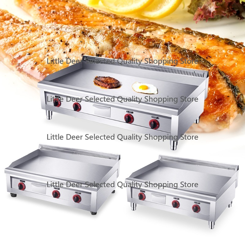 Electric Griddle Flat Top - 16mm 상업용 레스토랑 주방 장비 버거