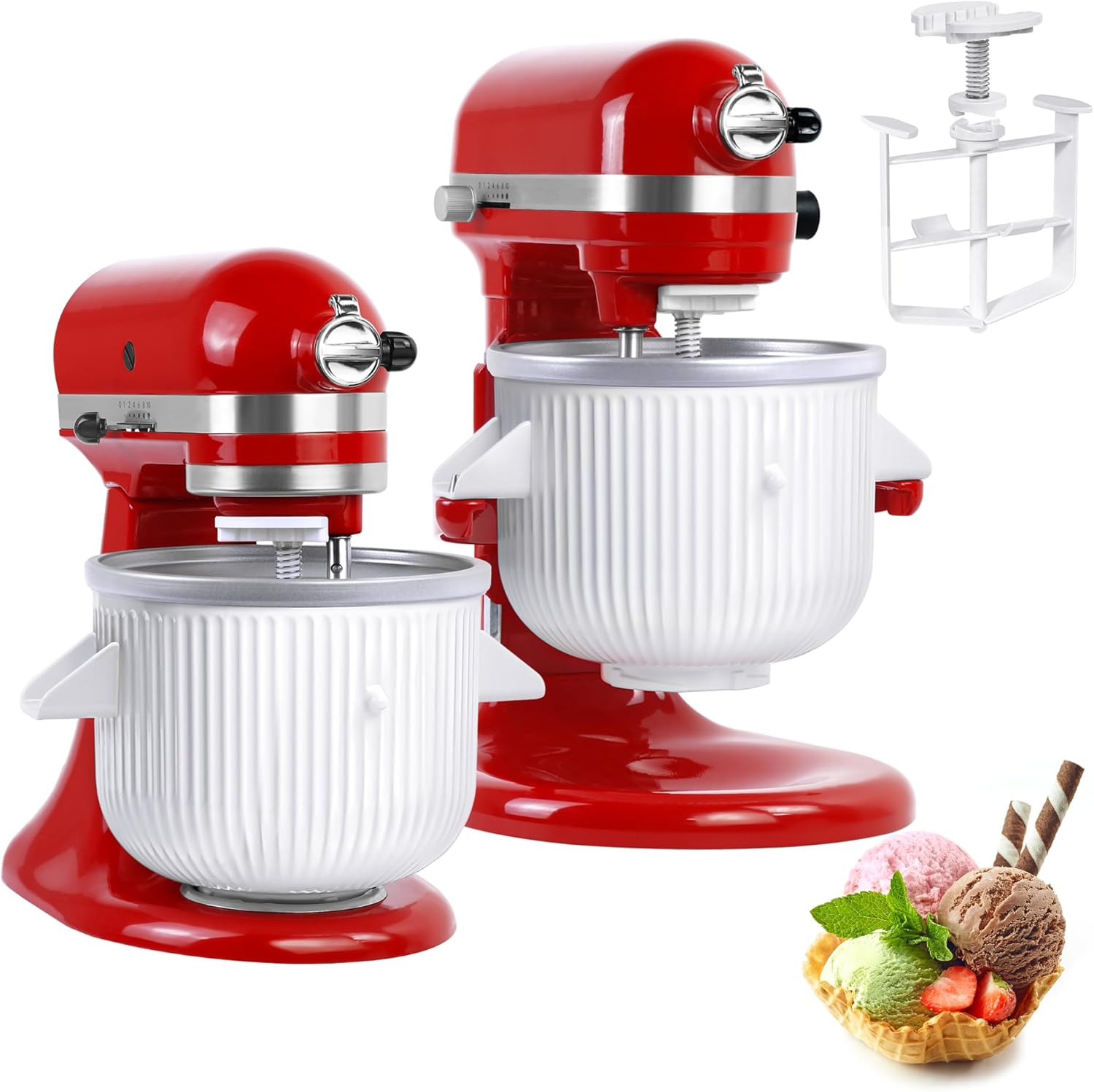 Commercial Kitchenaid - KitchenAid 스탠드 믹서용 아이스크림 메이커 부착물