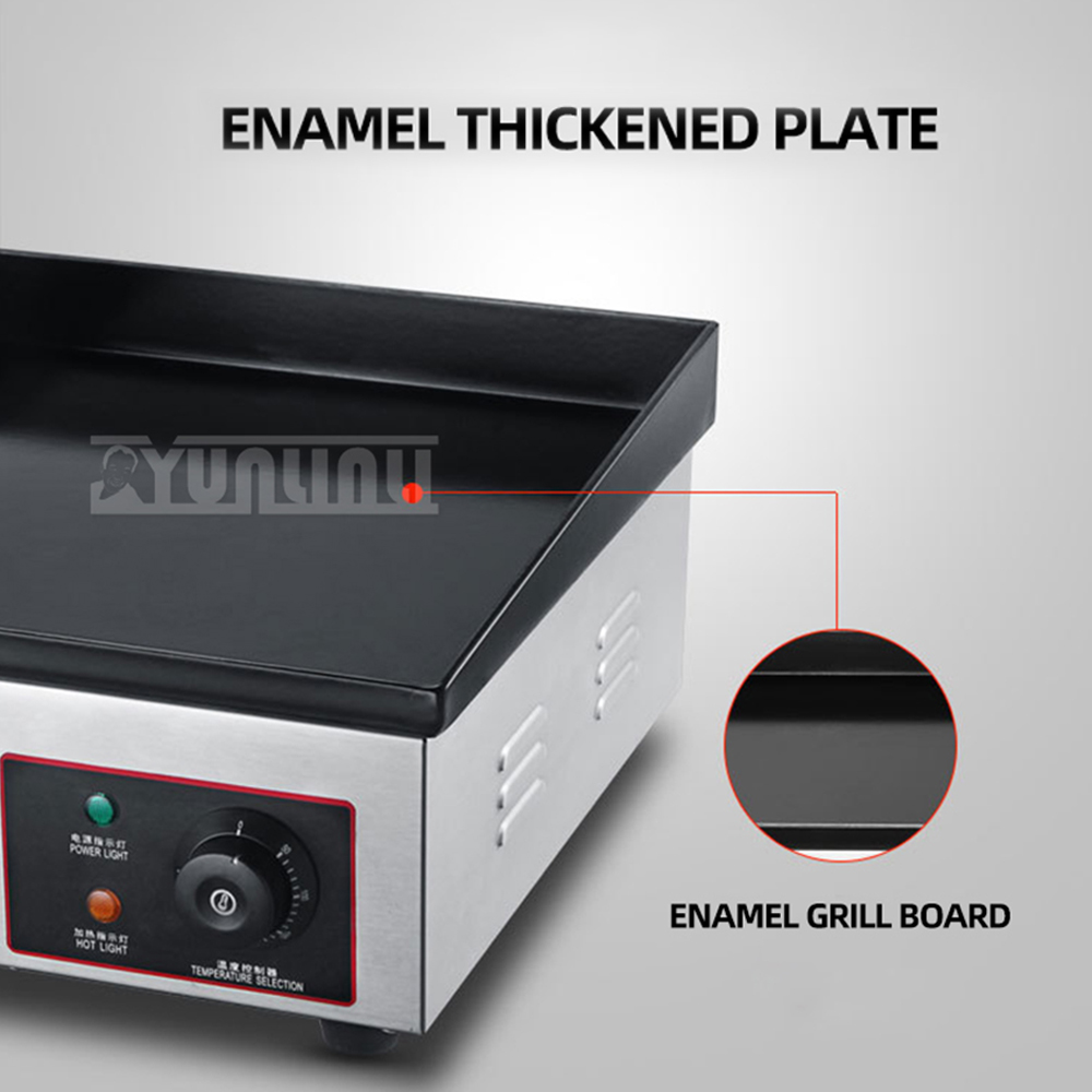 신제품 그릴 핫 에나멜 플레이트 스테이크 프라이팬 상업 - Electric Griddle Flat Top 리뷰 및 가격