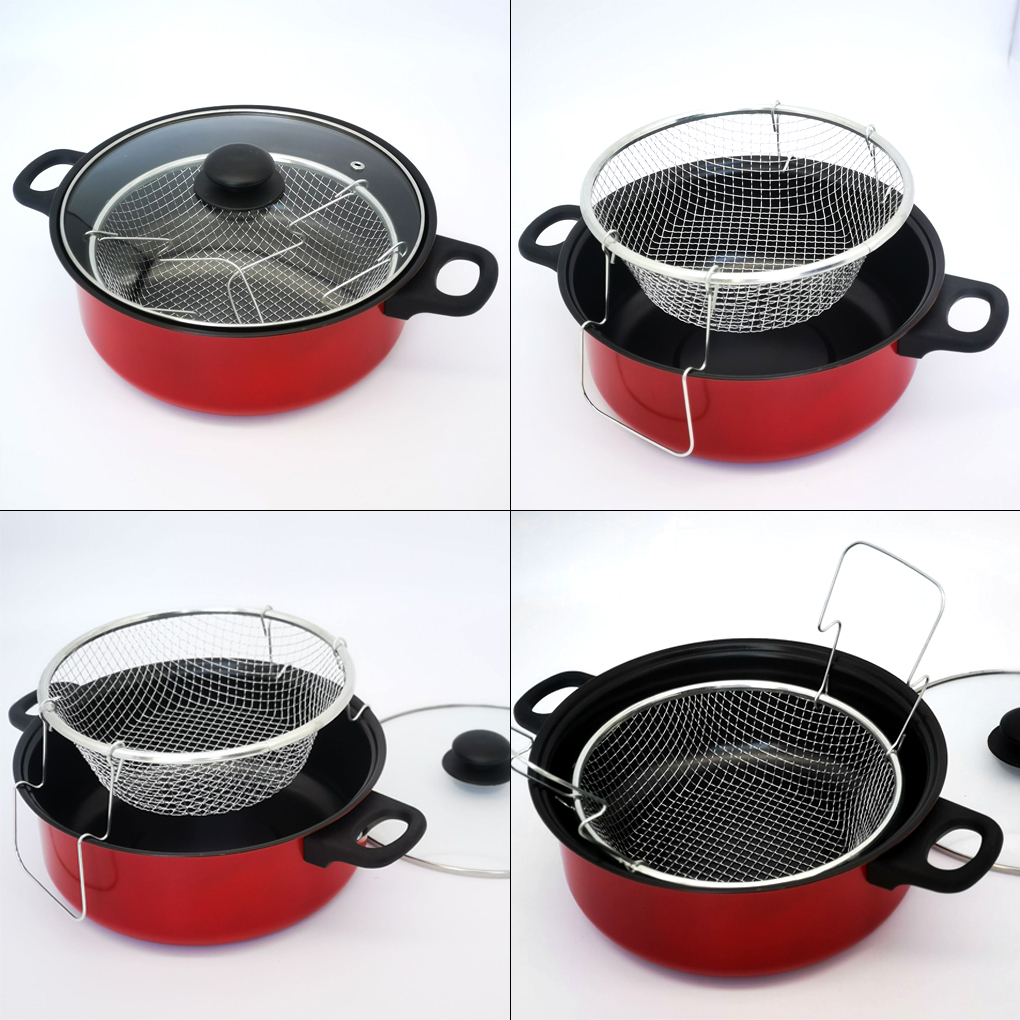 튀김 냄비 아파트 프라이팬 붙지 않는 냄비 칩 팬 요리 - Commercial Kitchen Pots And Pans 리뷰 및 가격