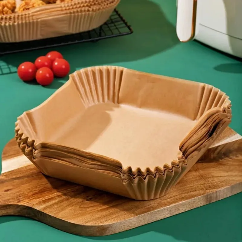 50/100PCS 에어 프라이어 특수 종이 트레이 가정 - Commercial Kitchen Pots And Pans 리뷰 및 가격