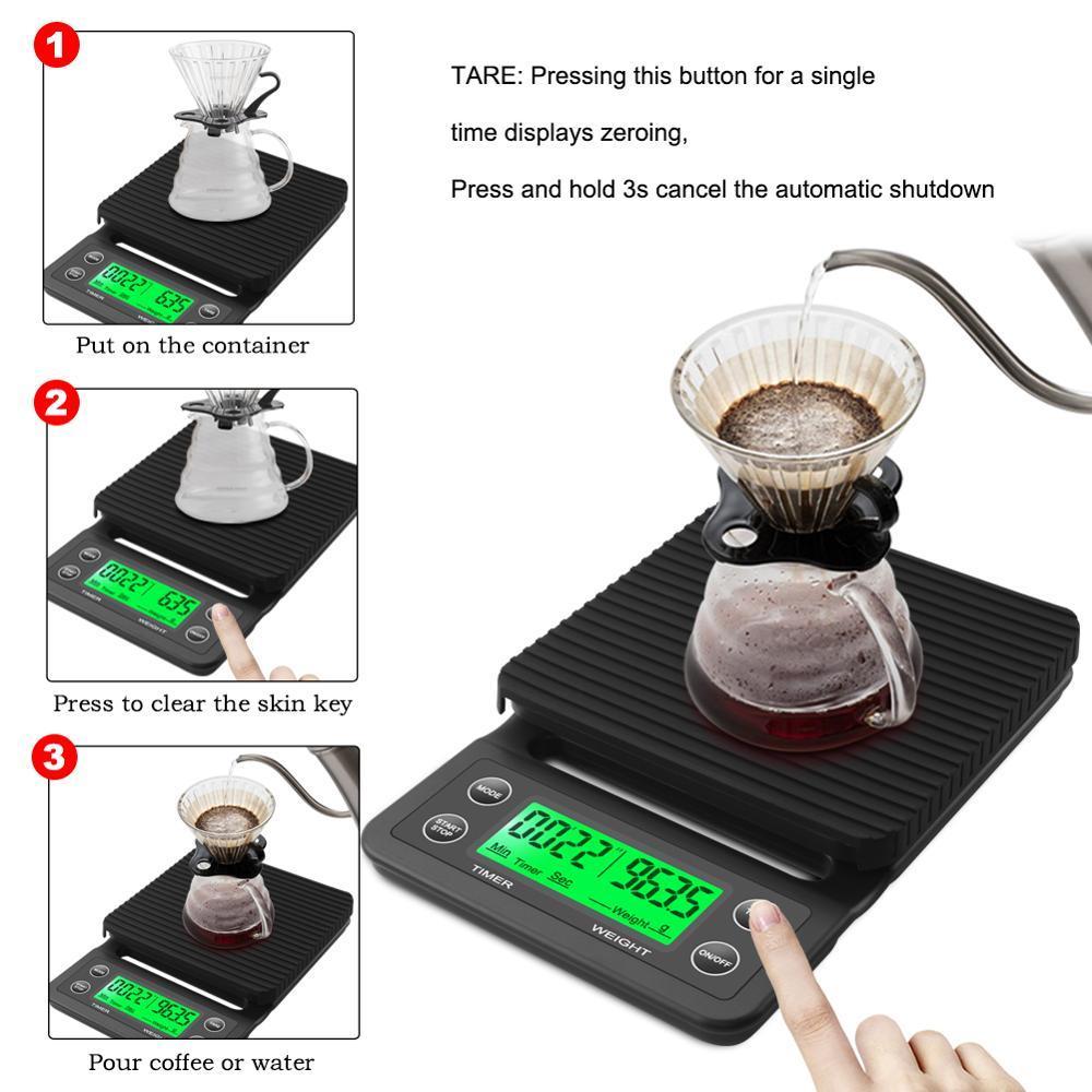 3kg/0.1g 5kg/0.1g 타이머가 있는 드립 커 - Commercial Kitchen Timer 리뷰 및 가격