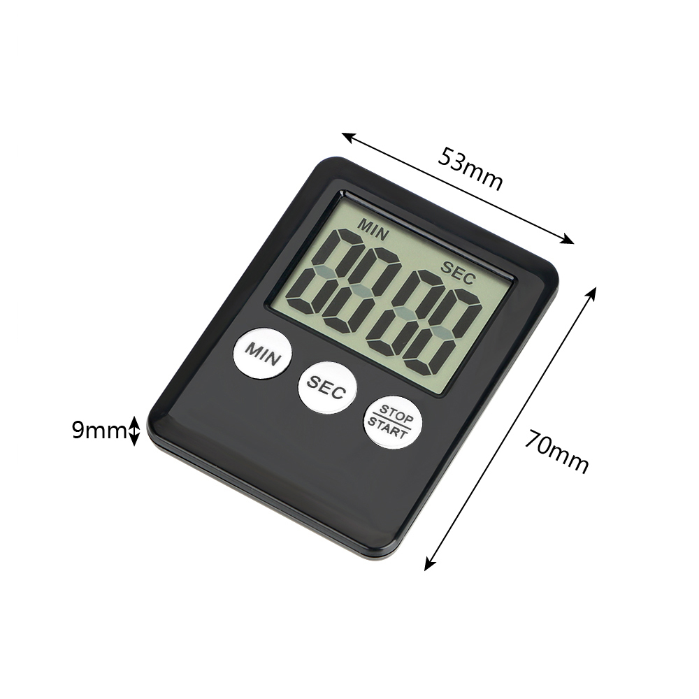 DIYWORK 알람 시계 사각형 대형 LCD 디지털 화 - Commercial Kitchen Timer 리뷰 및 가격