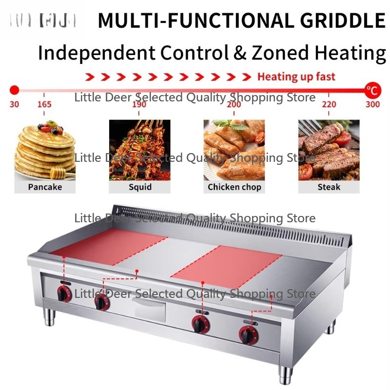 16mm 상업용 레스토랑 주방 장비 버거 그리들 그릴  - Electric Griddle Flat Top 리뷰 및 가격