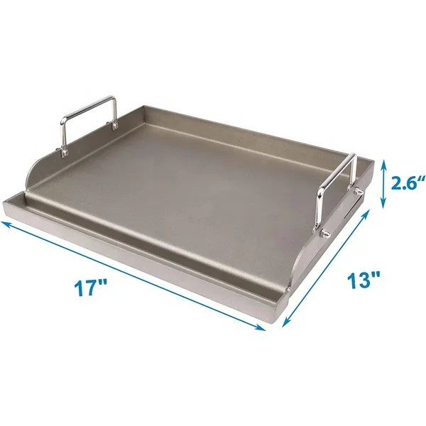 스테인리스 스틸 헤비듀티 플랫탑 그릴 플레이트 (숯불  - Electric Griddle Flat Top 리뷰 및 가격
