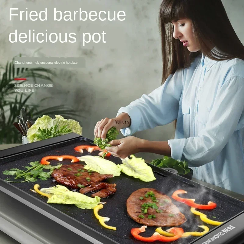 220V 대형 전기 그릴 바베큐 가정용 무연 전기 그릴 - Electric Griddle Flat Top 리뷰 및 가격