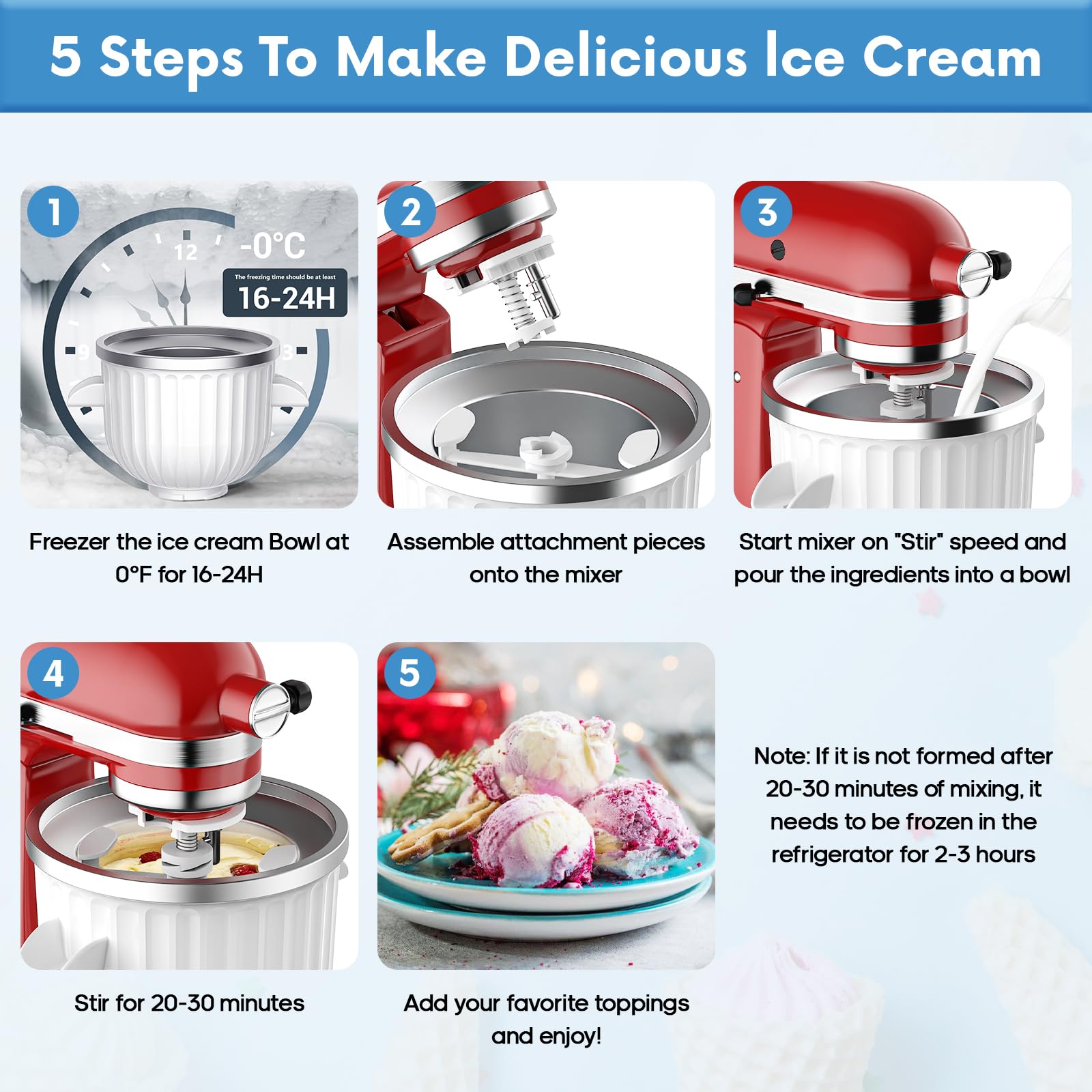 키친에이드 스탠드 믹서용 2쿼트 아이스크림 메이커 부착 - Commercial Kitchenaid 리뷰 및 가격