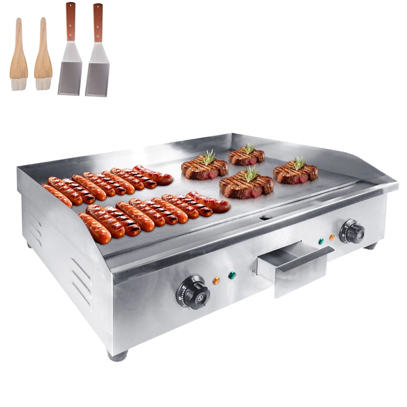 신제품 상업용 전기 그리들 조절 가능한 온도 조절기 평 - Electric Griddle Flat Top 리뷰 및 가격