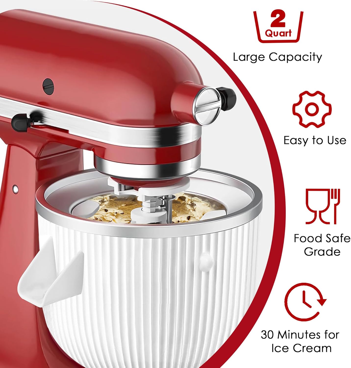 KitchenAid 스탠드 믹서용 아이스크림 메이커 부 - Commercial Kitchenaid 리뷰 및 가격