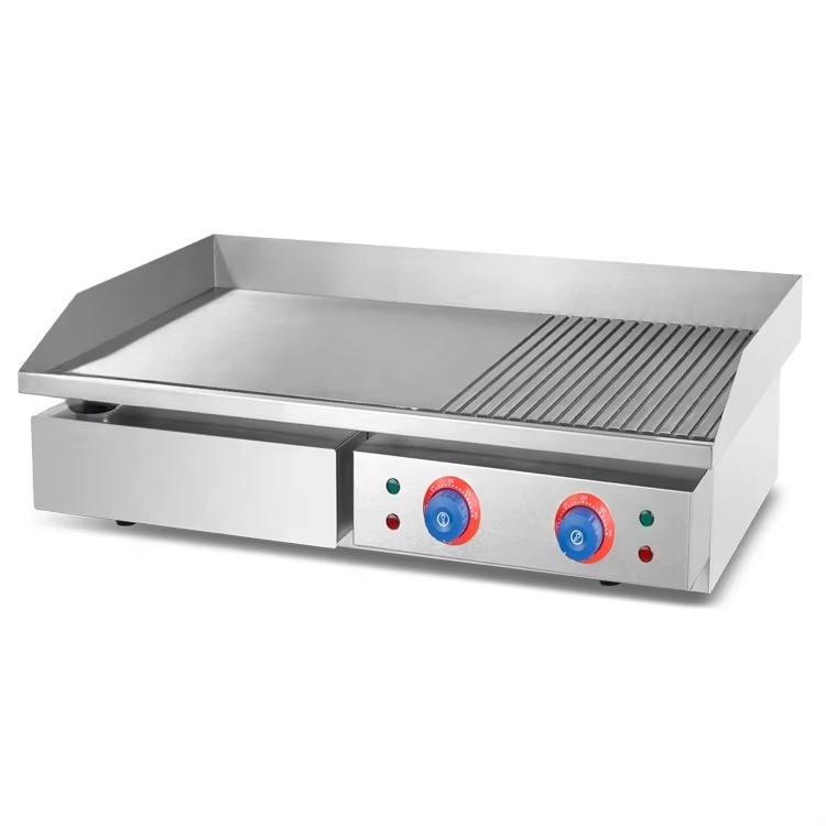 상업용 주방 스테인리스 대형 평면 장비 테이블탑 팬케이 - Electric Griddle Flat Top 리뷰 및 가격